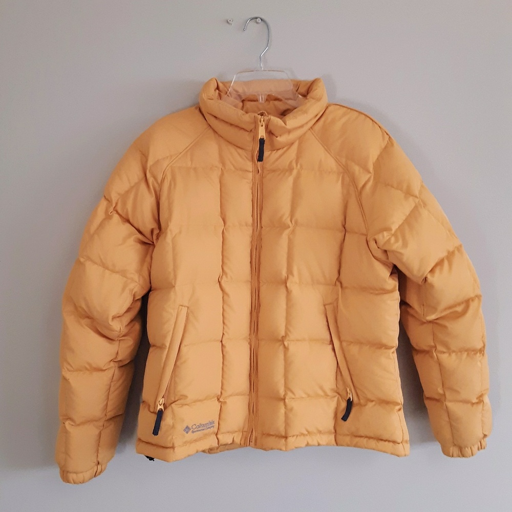 Columbia Women's Orange Puffer Jacket Size XL